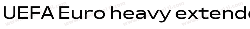 UEFA Euro heavy extended字体转换